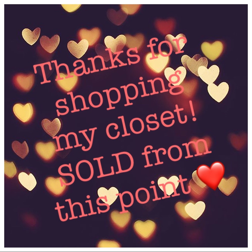 SOLD FROM THIS POINT